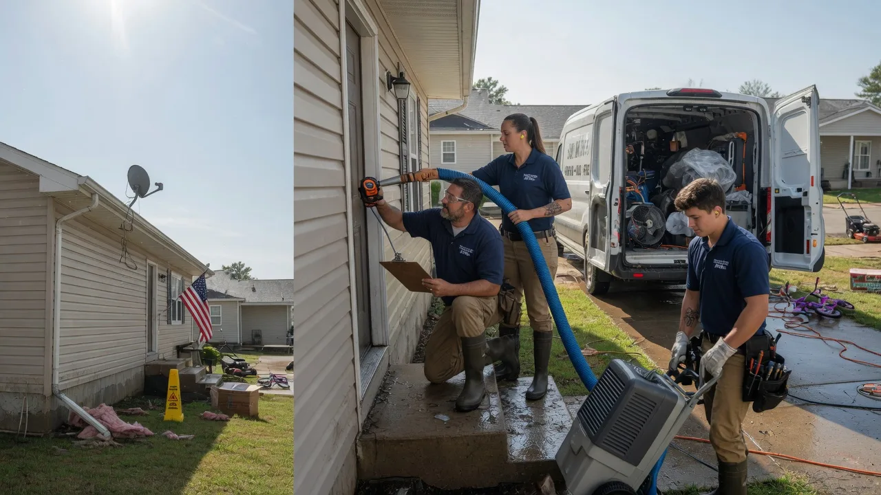 Ceiling Water Damage Restoration in Attica, IN near me
